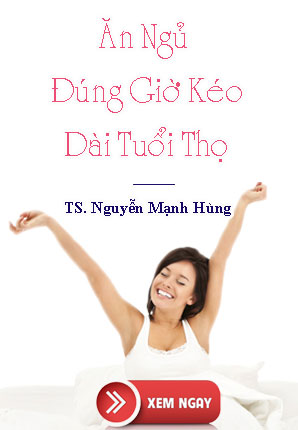 Ăn ngủ đúng giờ kéo dài tuổi thọ